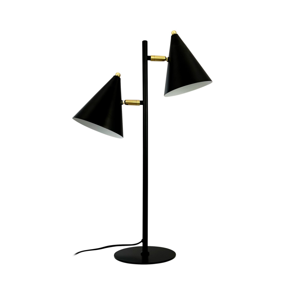 Lampe à poser en Métal noir Rouen