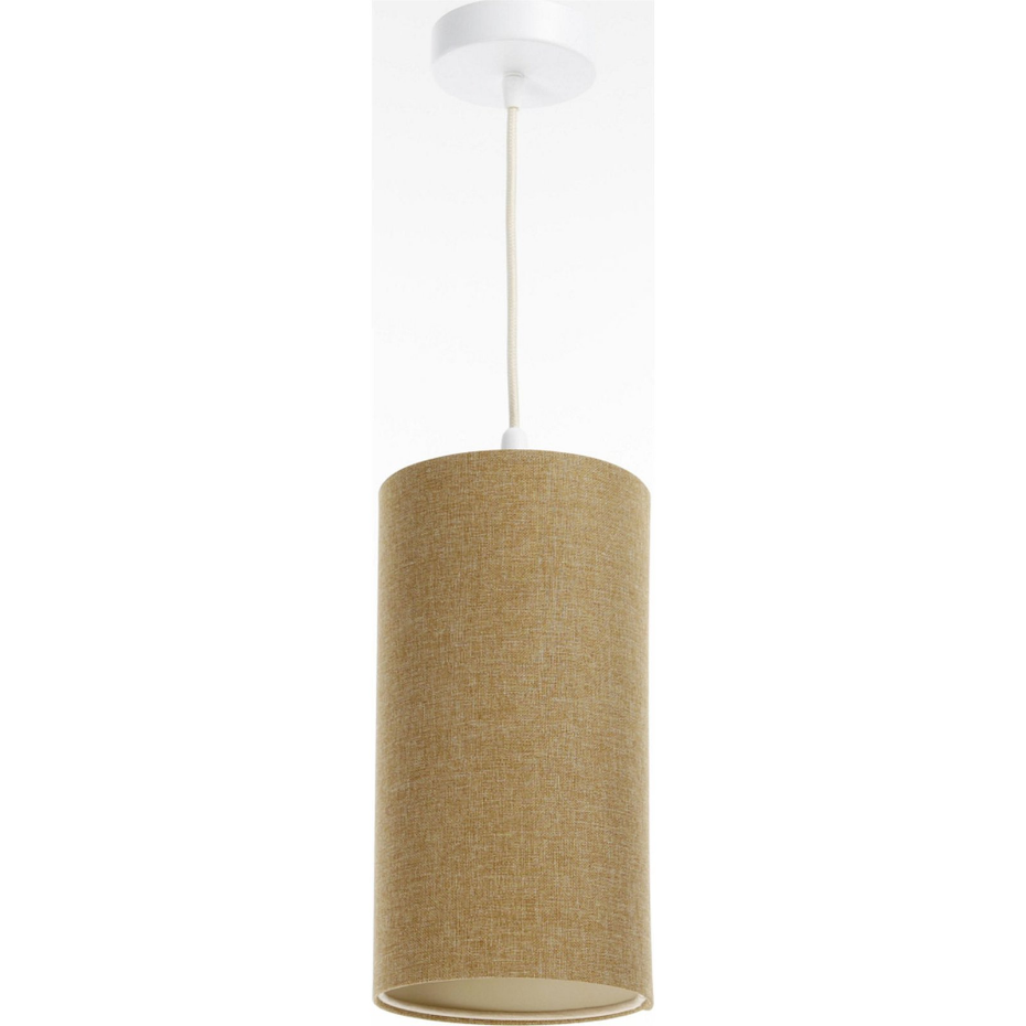 Suspension en lin rond Boho Elegant