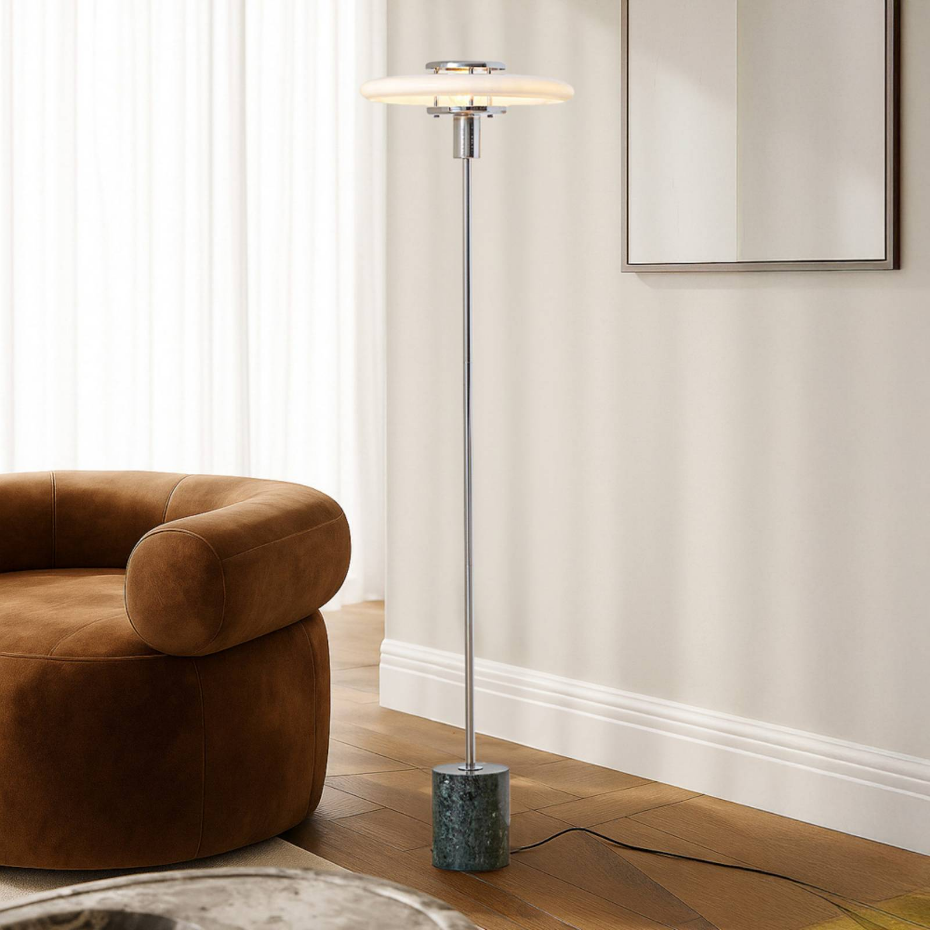 Lampadaire en verre vintage, Branford