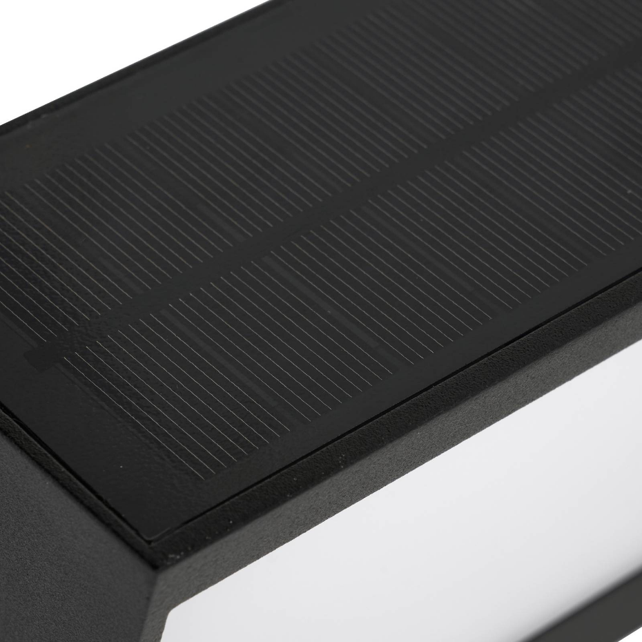 Lampe solaire extérieure en aluminiumLED