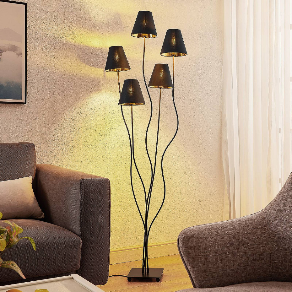 Lampadaire en métal moderne, Komalie
