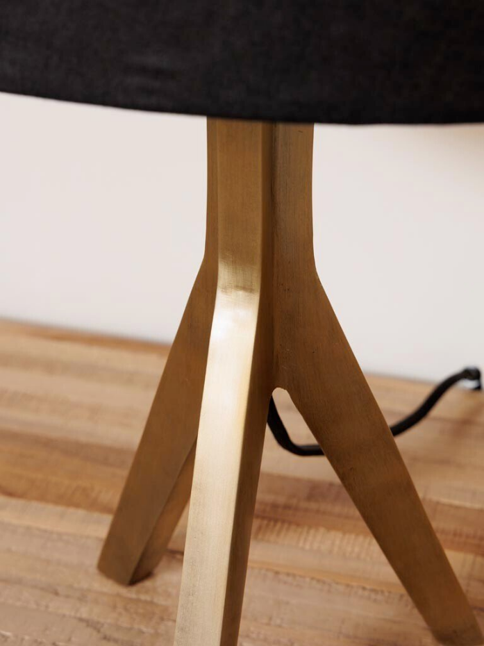 Lampe à poser en métal OVALE