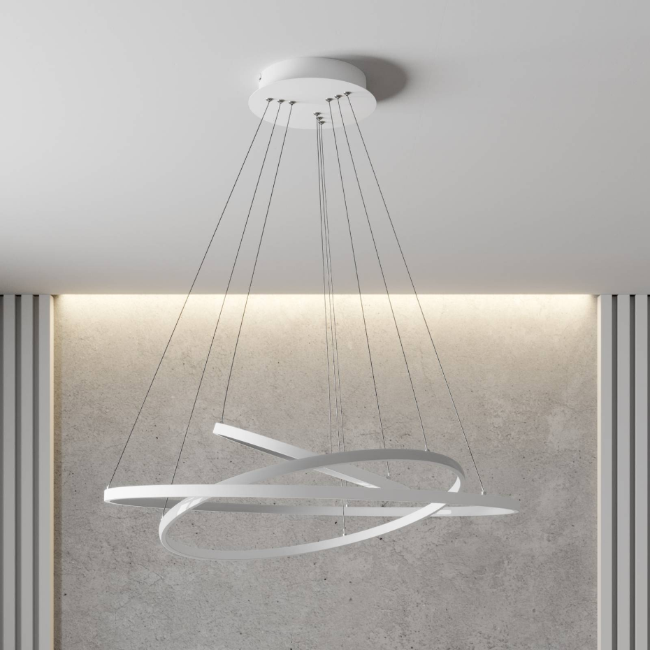 Suspension en métal moderneLED, Ezana