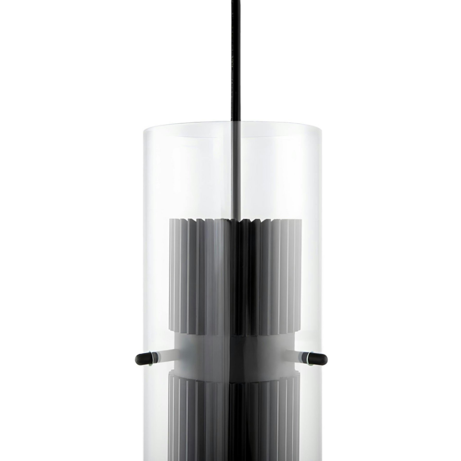 Suspension design cylindre en verre TAVA