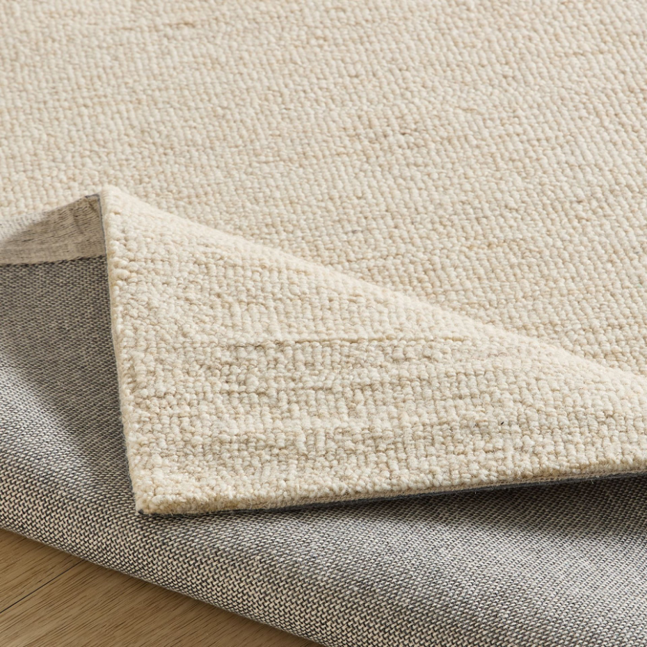 Tapis UNI en laine tufté main dans des couleurs douces