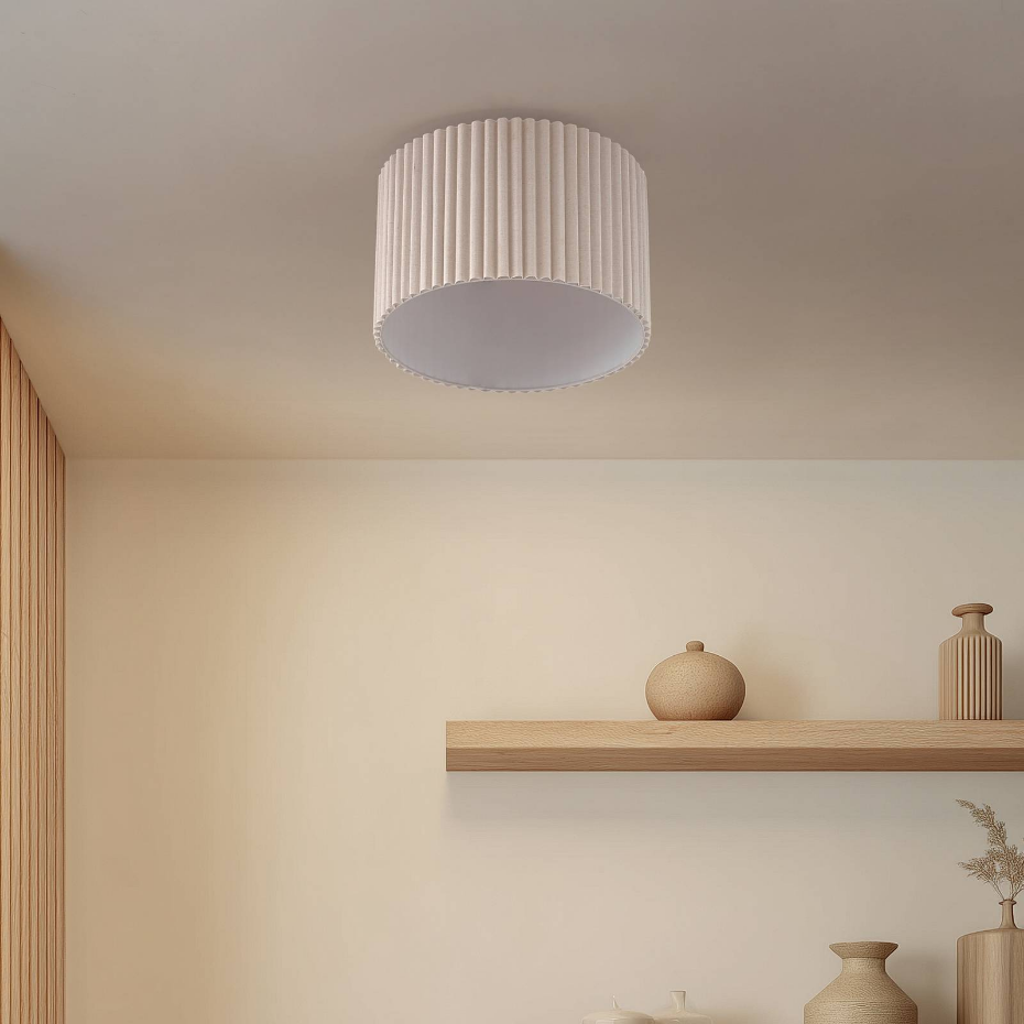Plafonnier en textile scandinave, Libbie