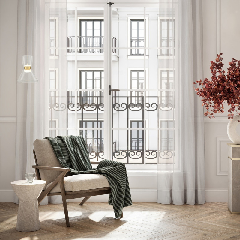 Suspension en verre vintage, D.18
