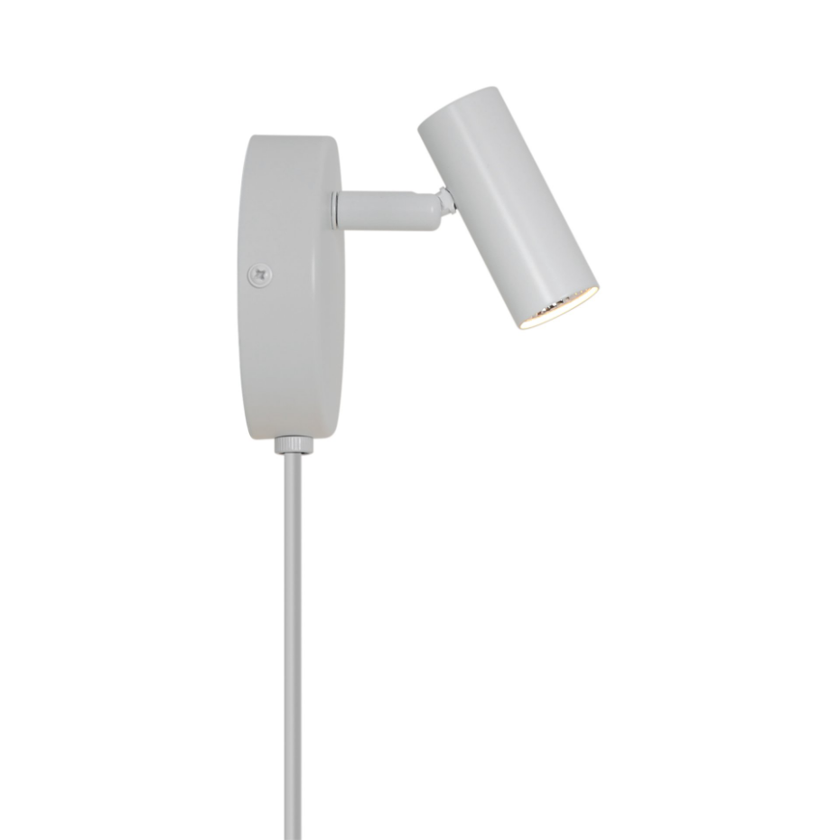 Applique murale Omari Round  Métal Noir ,  H. 12 - IP20 - LEDModule /  Nordlux Intérieur