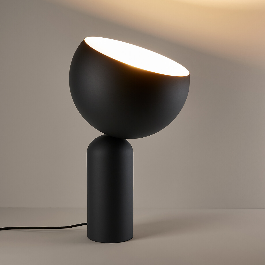 Lampe à poser orientable en métal fer, Zinor