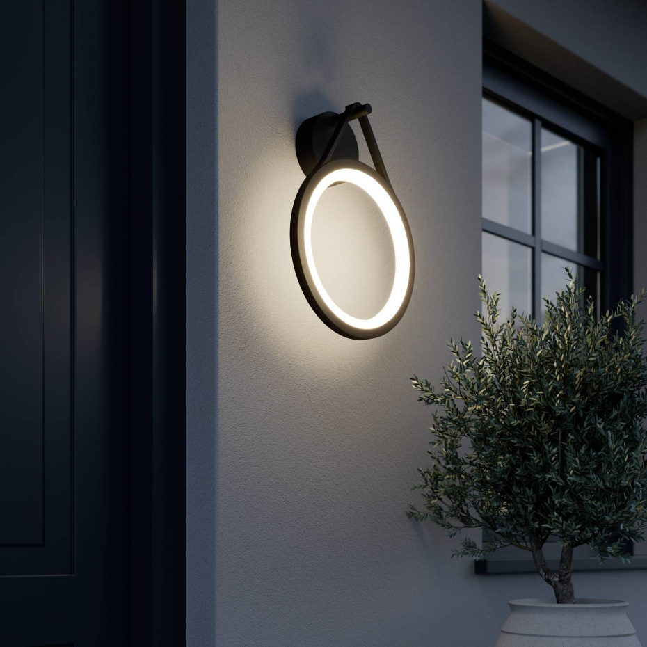 Applique extérieure en aluminium moderneLED