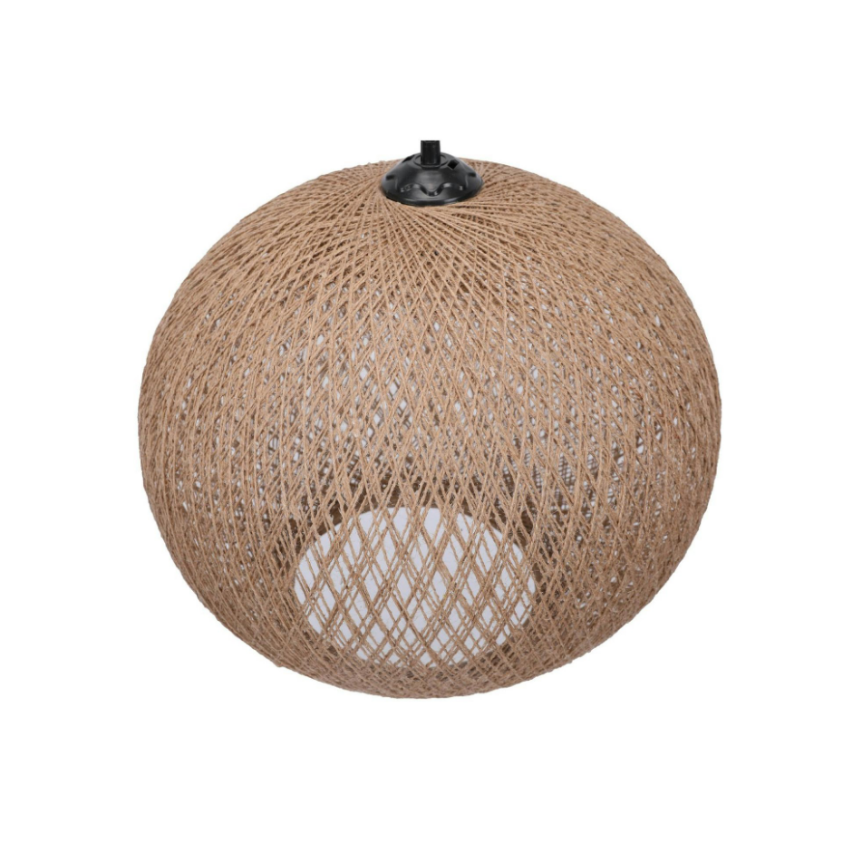 Suspension bohème jute naturelle - forme boule, ø38 cm AROSA