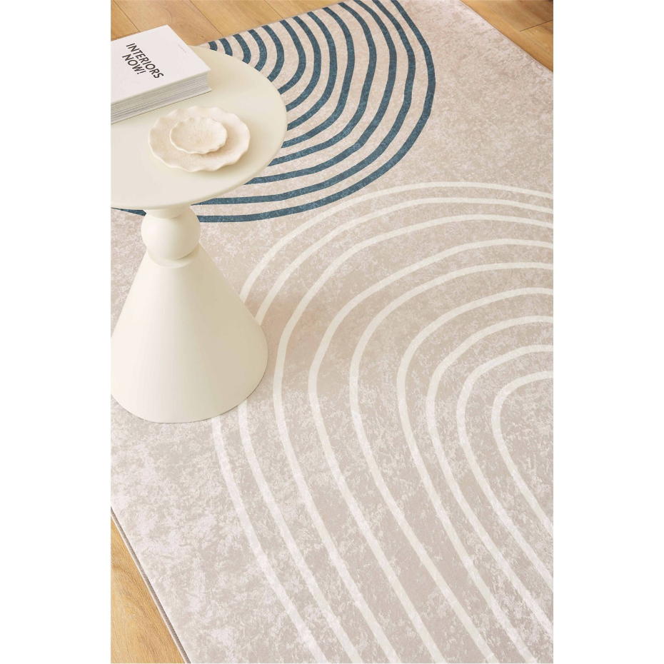 Tapis rectangulaire en polyester Grege
