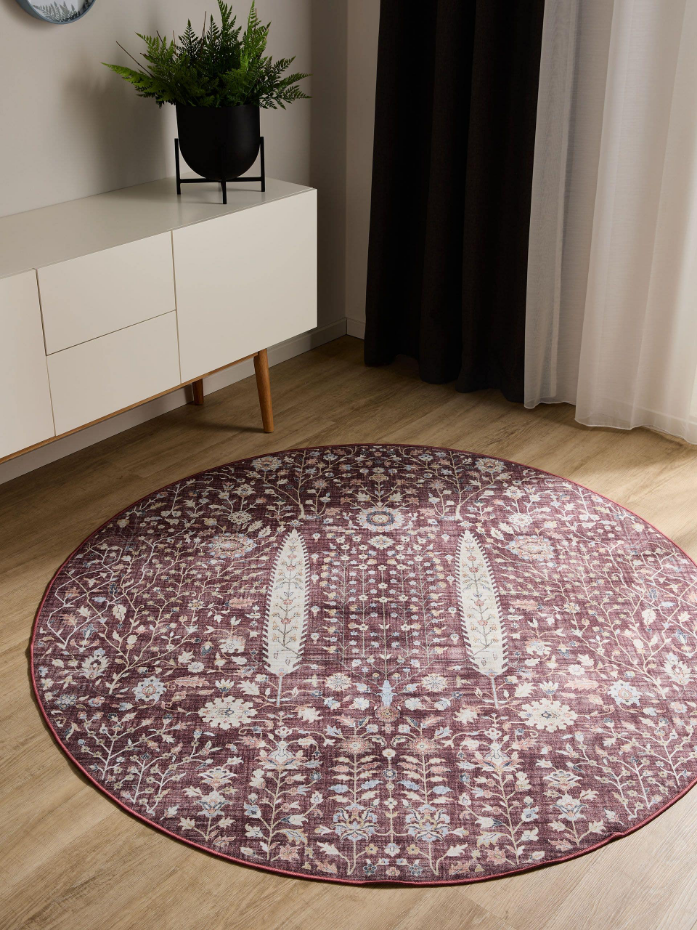 Tapis rond lavables GEORGE