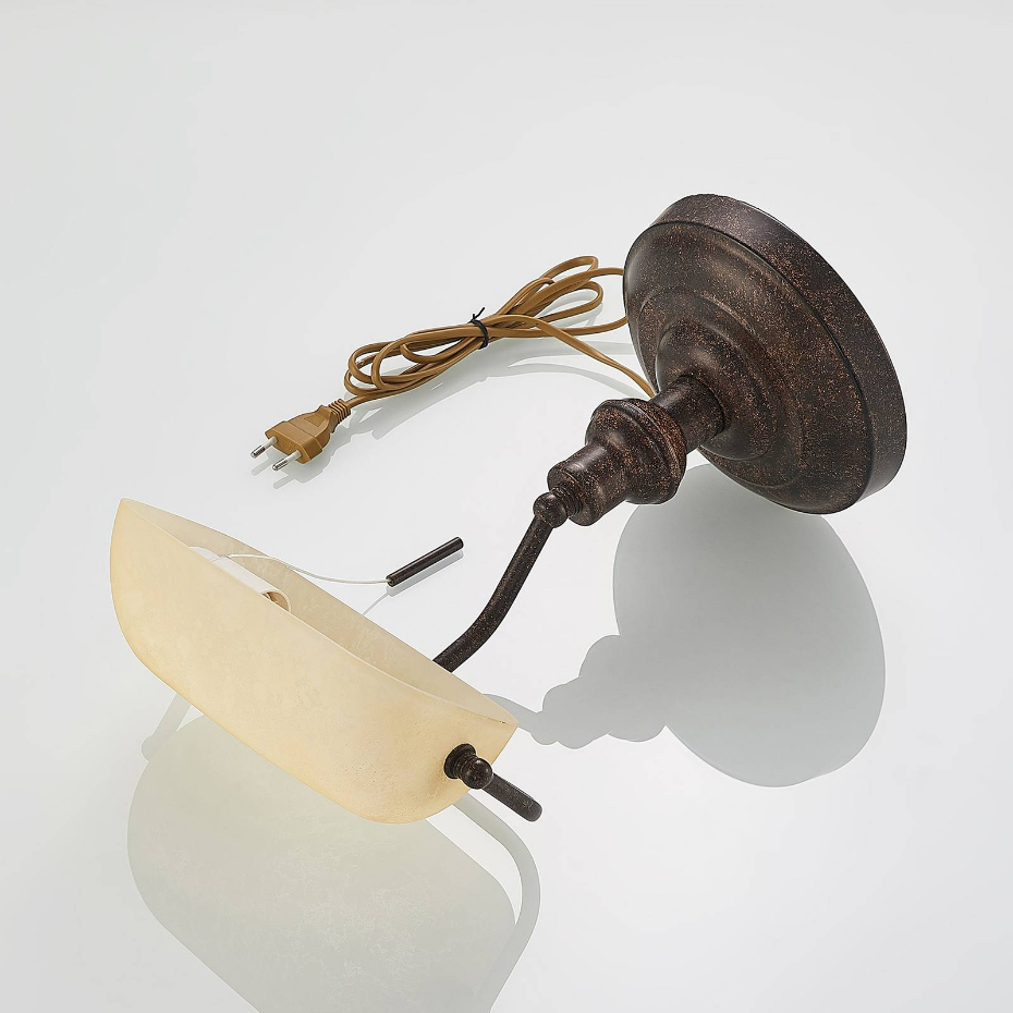 Lampe à poser en métal antique, Profina