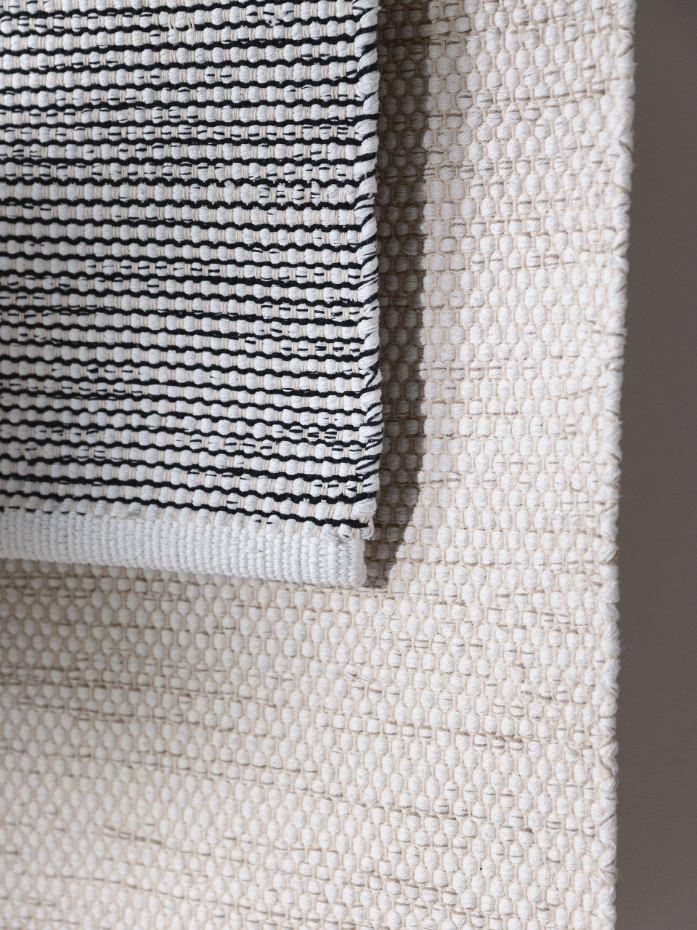 Tapis de couloir en coton tissé main RON