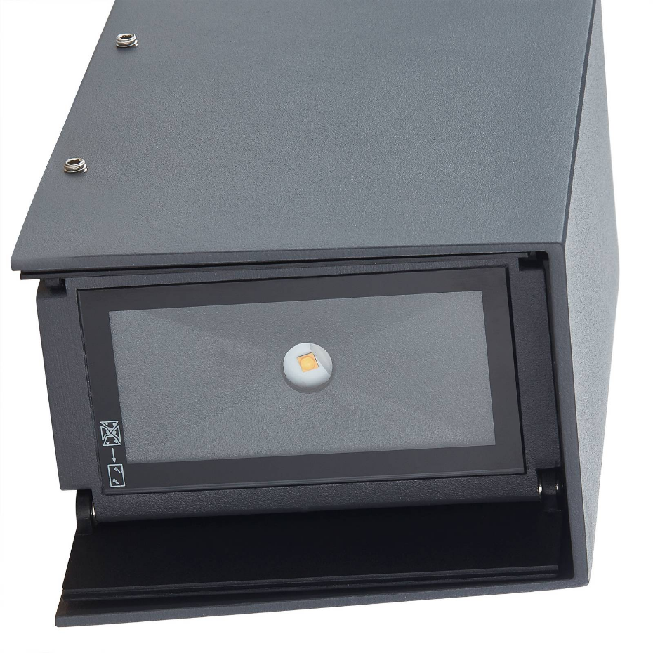 Applique extérieure en aluminium moderneLED