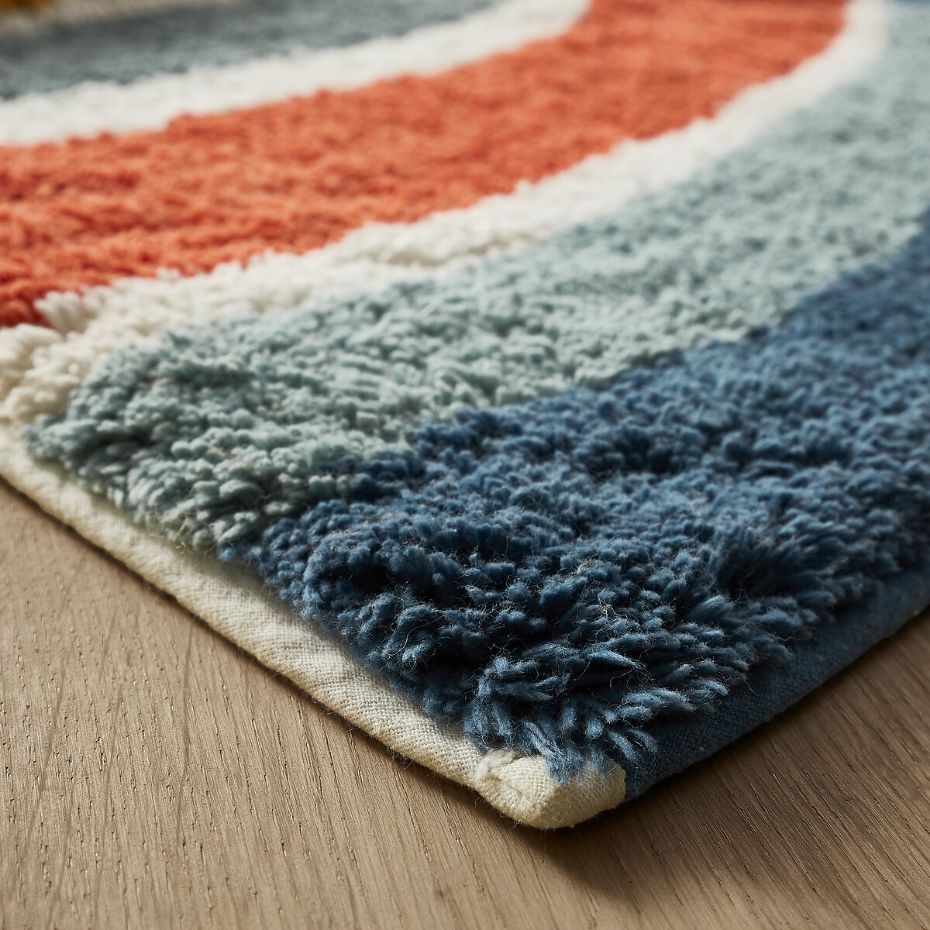 Tapis enfant en coton bio petit modèle, Niji