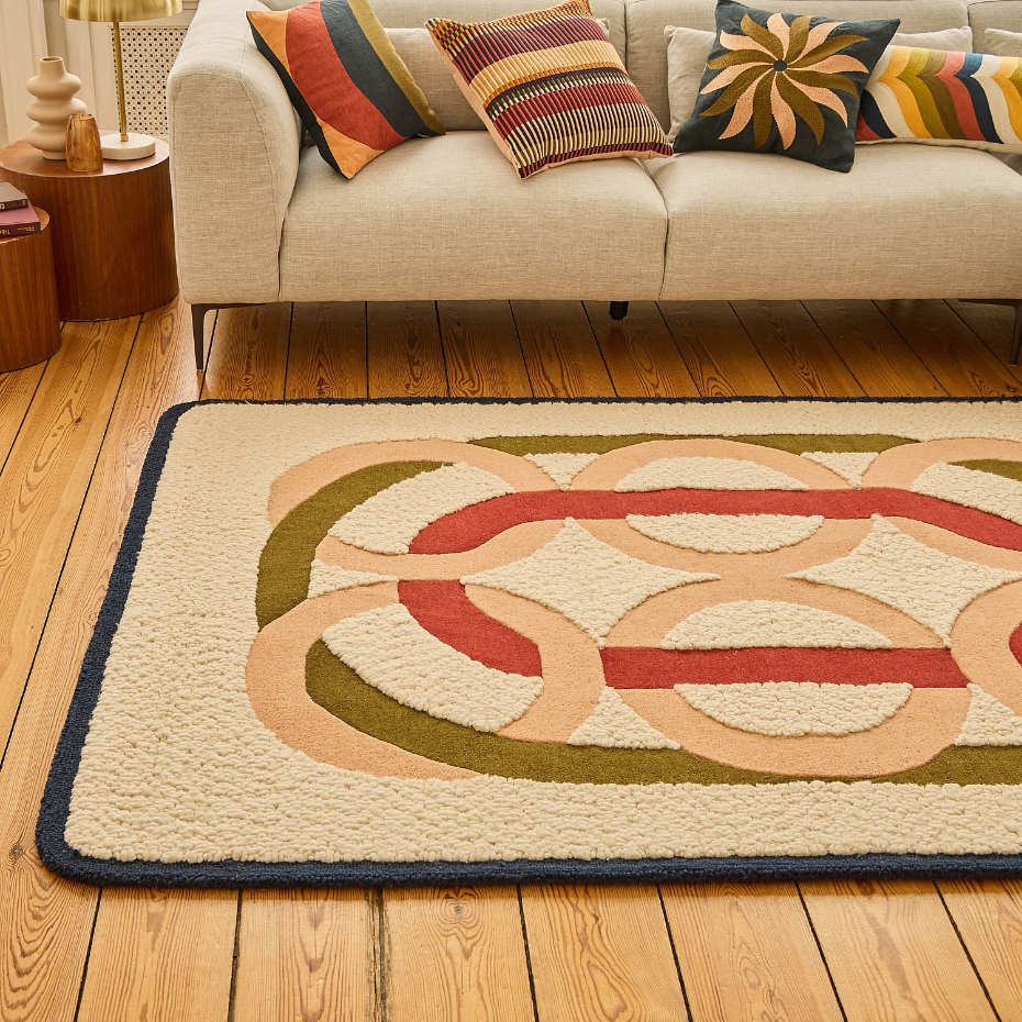 Tapis de salon laine CANDICE