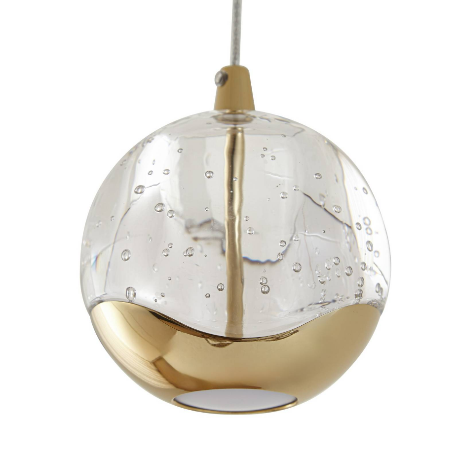Suspension en verre moderneLED, Hayley