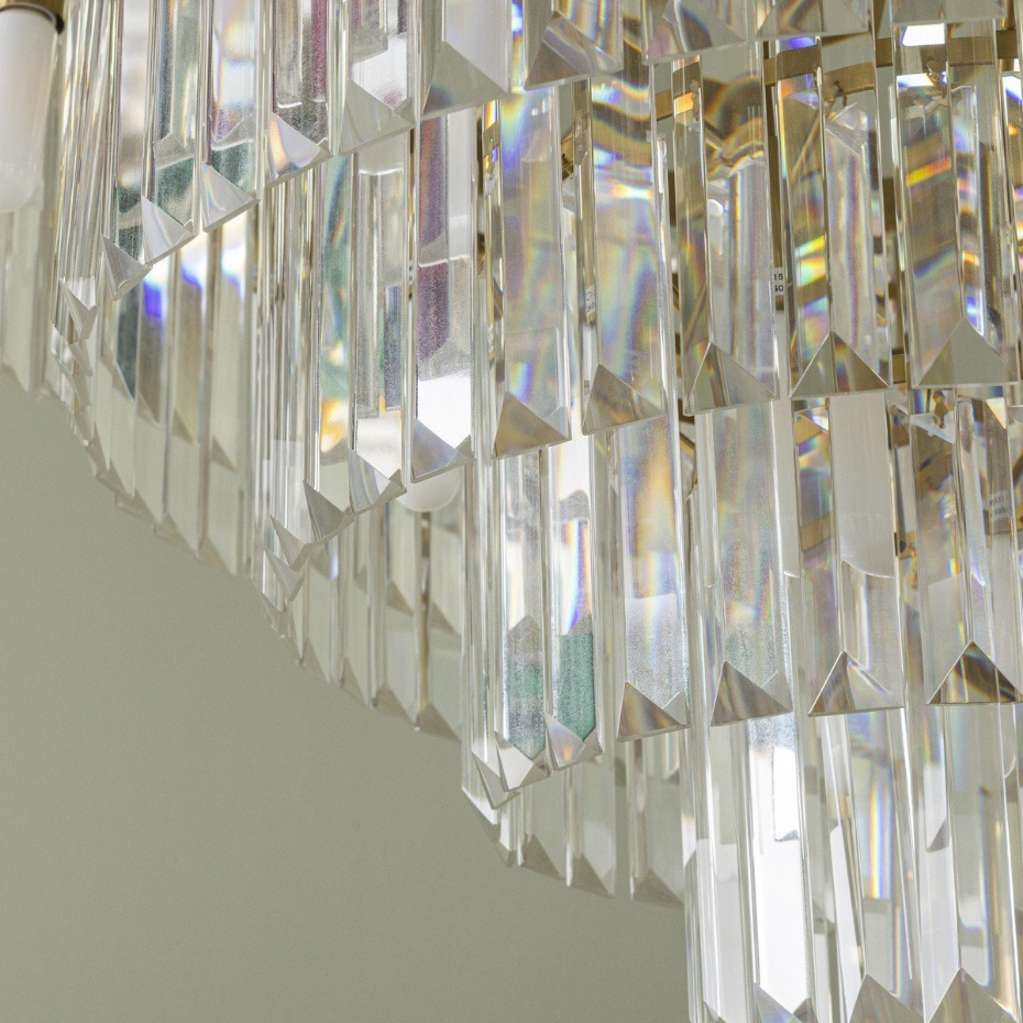 Lustre doré fulgurant GM L 200 cm - FULGURANT