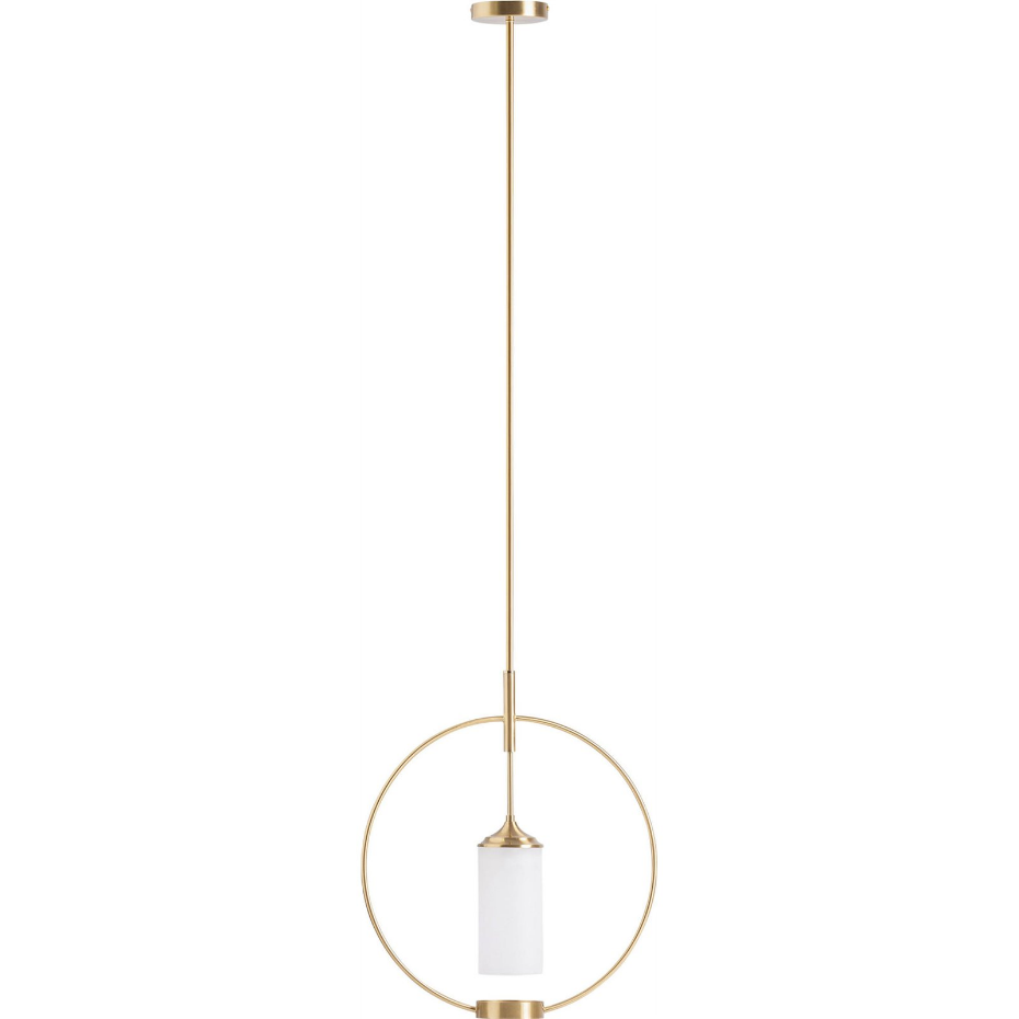 Lustre art déco en cristal suspendu