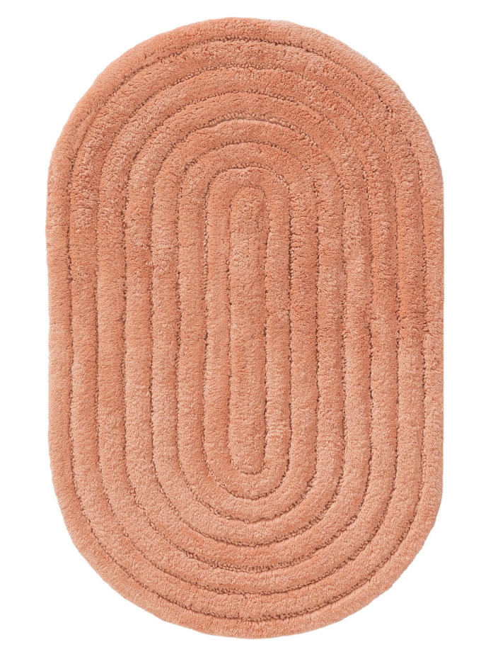 Tapis de bain ovale tufté main NIA