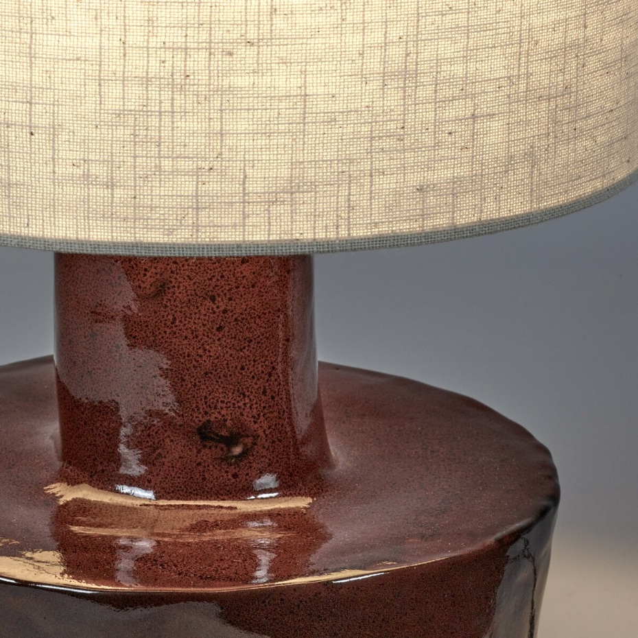 Lampe À Poser Catherine - M - Rouge