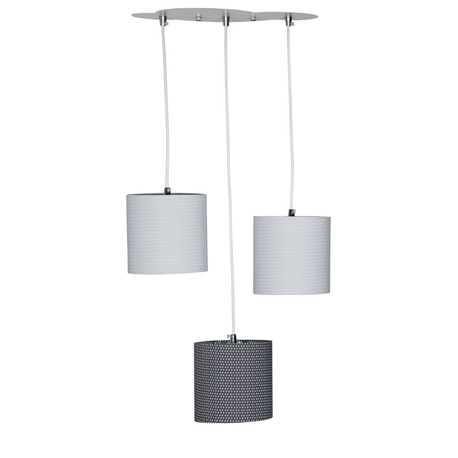 Suspension Lumineuse Trio Plafonnier en coton