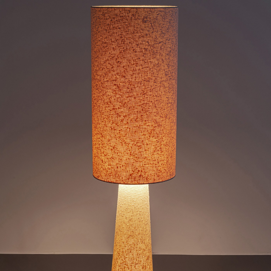 Lampadaire en lin bouclé 130cm, MARLEEN