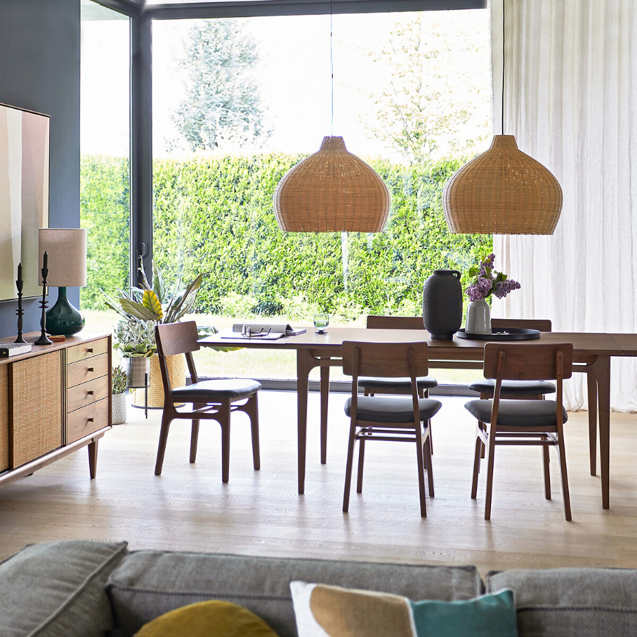 Suspension en bambou tressé Ø60 cm, Vani