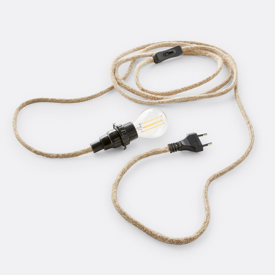 Câble électrique pour applique E14, Baulind