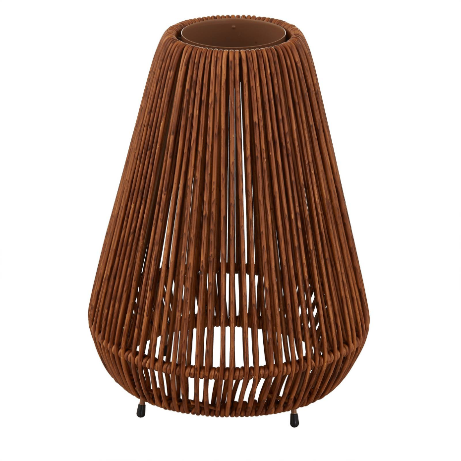 Lampe solaire extérieur en boisLED, Amaria