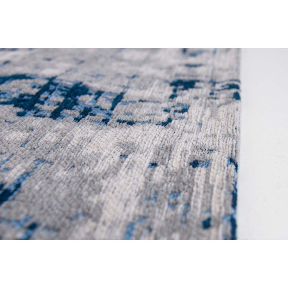 Tapis salon et chambre coton Mad Men - Bronx Azurite