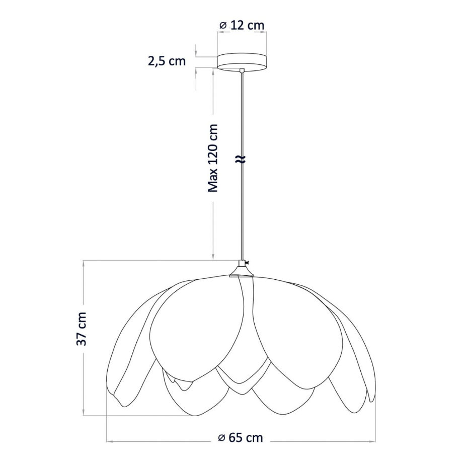 Suspension en rotin tressé - OBLIA