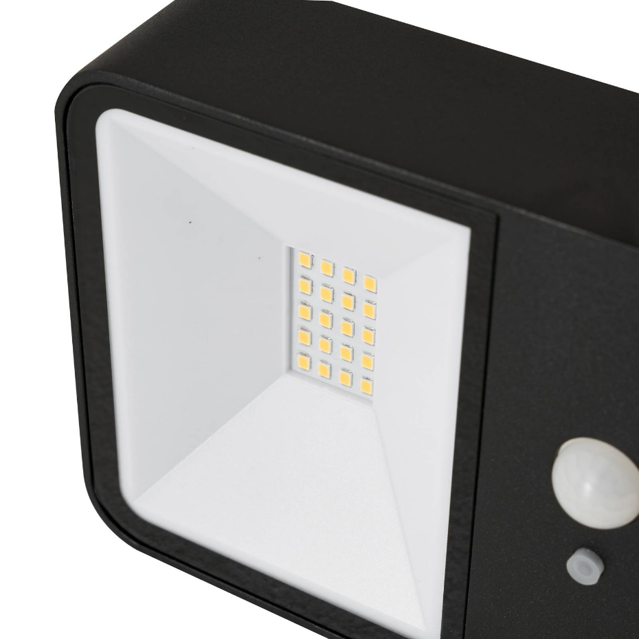 Lampe solaire extérieure en aluminiumLED
