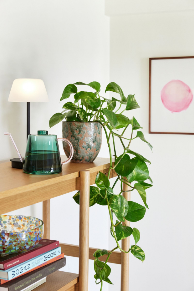 Lampe portable en verre et fer SALON