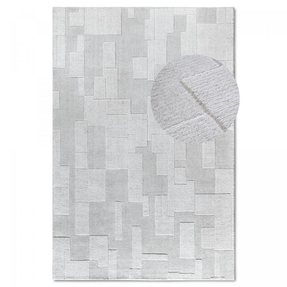 Tapis salon, motif géométrique authentique, WILHELMINE, tissé main