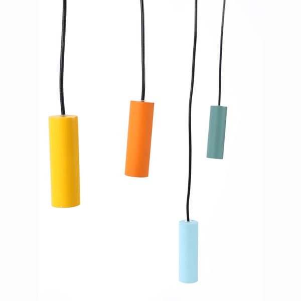 Suspension en fer et aluminium 4 couleurs Cuatro