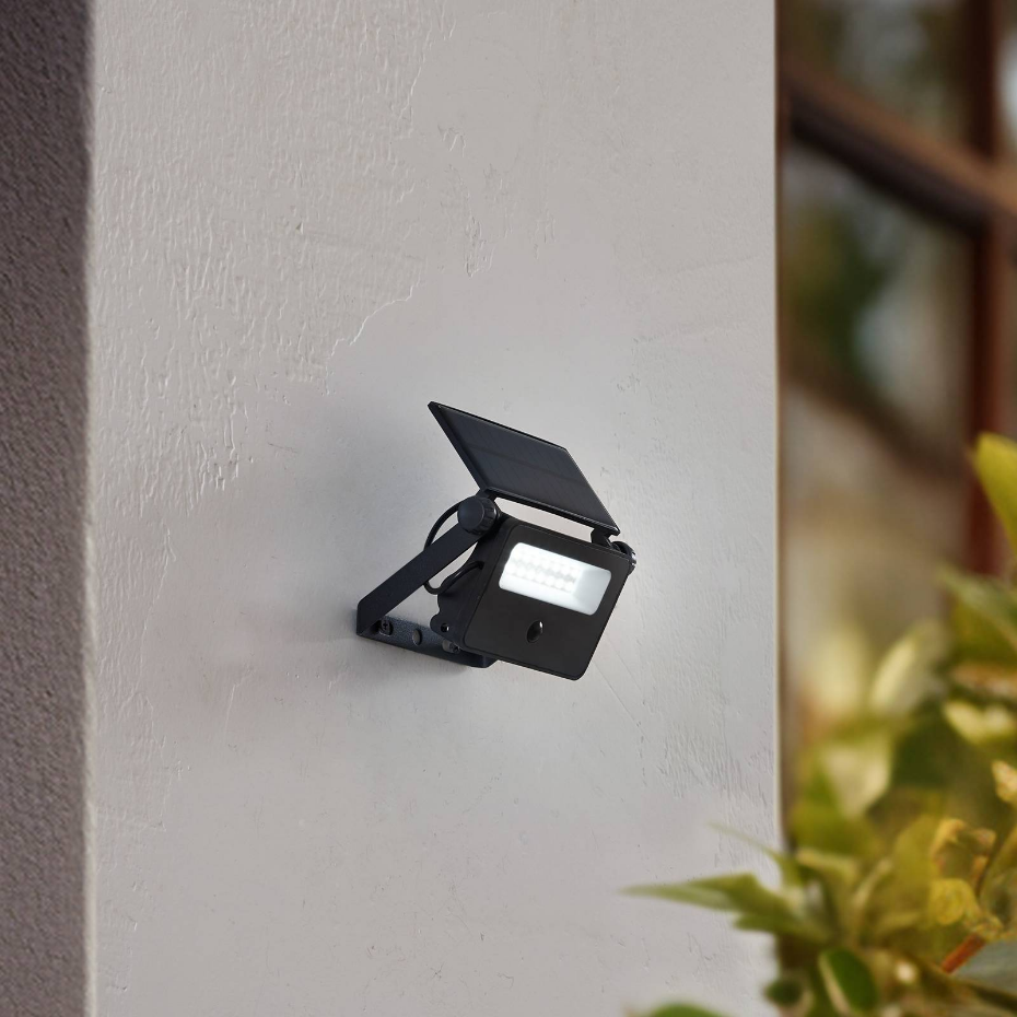 Lampe solaire extérieure en métal moderneLED