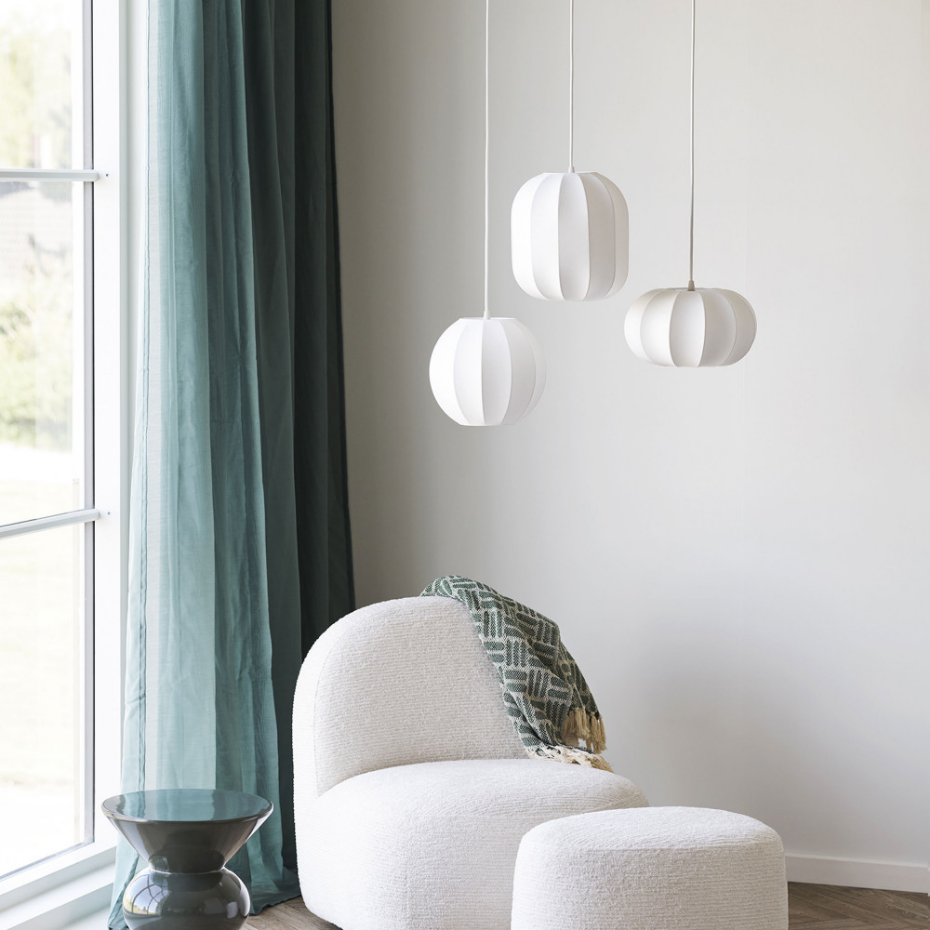 Suspension ronde en soie ø25cm- CONVENTRY
