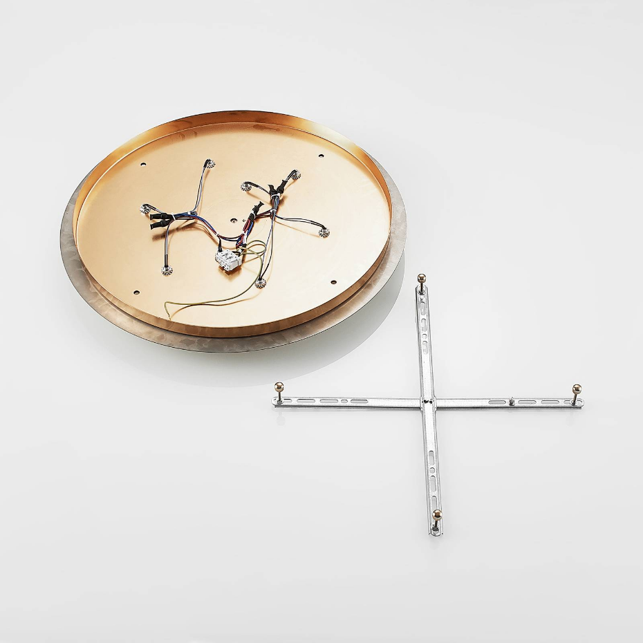 Plafonnier en cristal moderne, Gillion