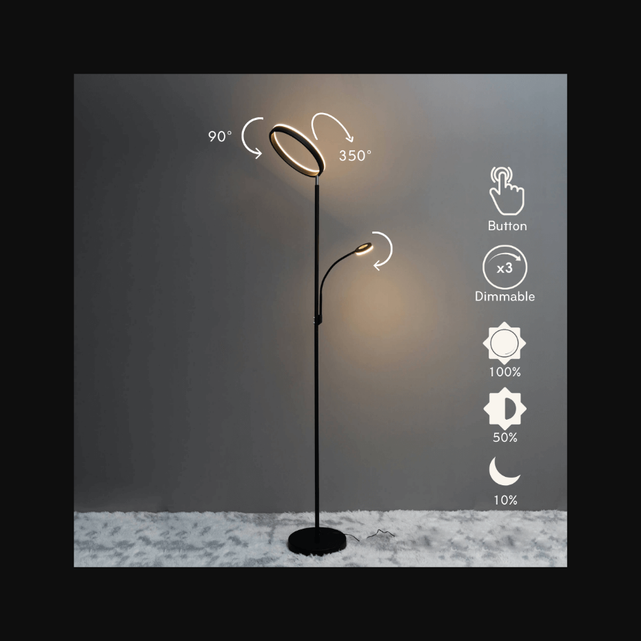 Lampadaire dimmable éclairage LED - PANCHO