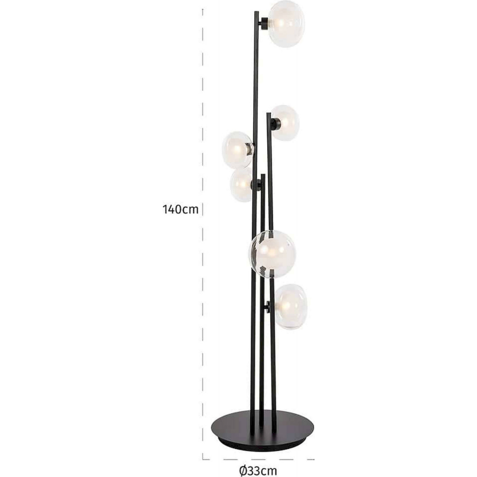Lampadaire en verre Richmond Decoration
