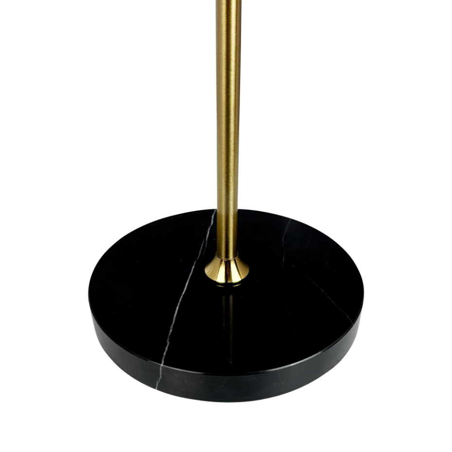 Lampe à poser LED MOONLIGHT noir, marbre