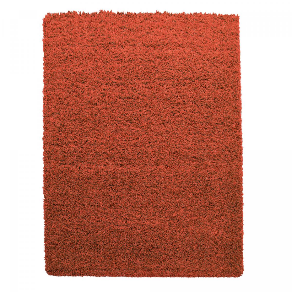 Tapis poils longs shaggy tissé motif uni UNI L