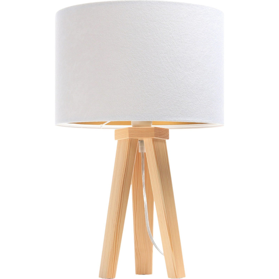Lampe de chevet en bois Glamour