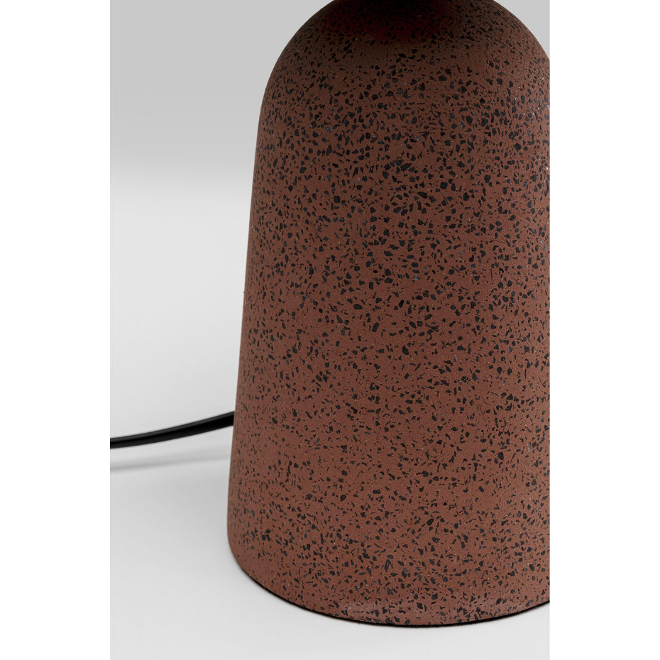 Lampe en verre et ciment, BOLLIE