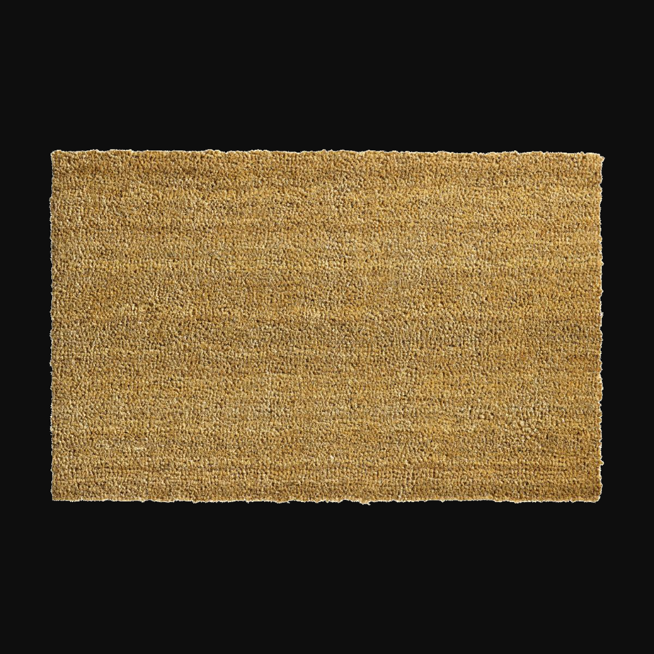 Paillasson tissé en coco motif uni ECO COCO
