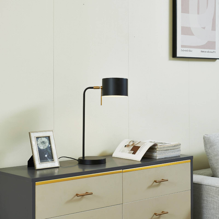 Lampe à poser en métal moderne, Kaida