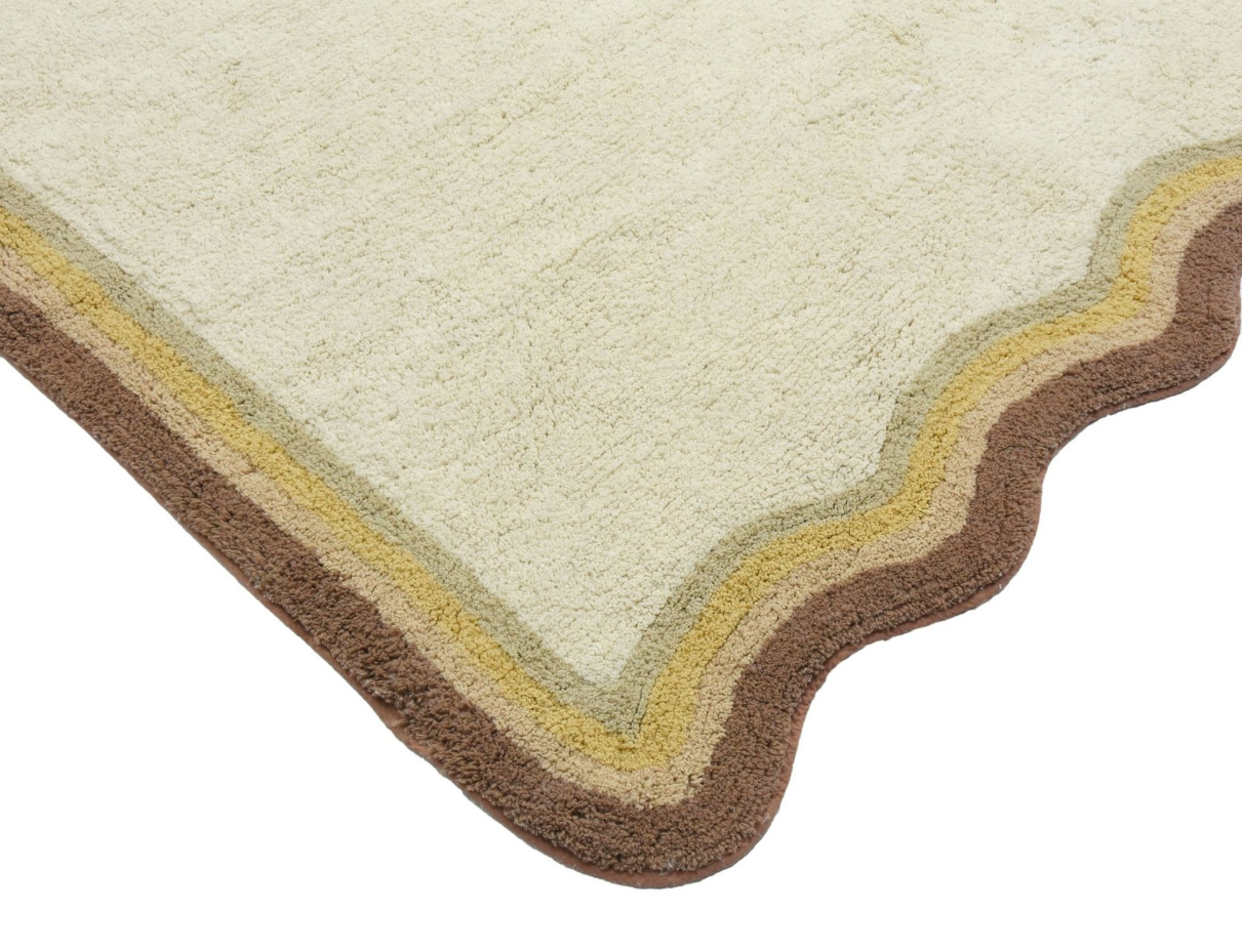 Tapis enfant en coton BISCUIT